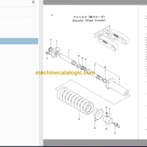 Hitachi EX22 Excavator Parts Catalog & Equipment Components Parts Catalog