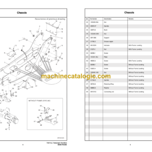 Bobcat T3571 T3571L Telehandler Parts Manual