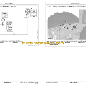 John Deere 310SL HL and 410L Backhoe Loader Operation and Test Technical Manual