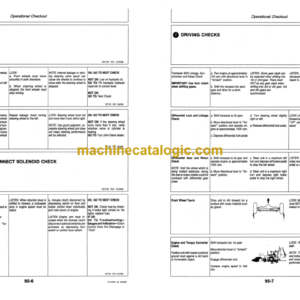 John Deere 315C Sideshift Backhoe Loader Operators Manual (OMT122181)