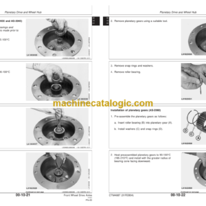 John Deere Front Wheel Drive Axles AS and MS Series Component Technical Manual (CTM4687)