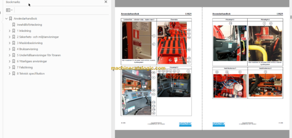 Sandvik LH621 Mining Loader Operator's and Maintenance Manual (L821D431 Swedish)