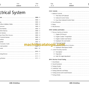 Timberjack 608L Feller Buncher Workshop Manual (SN 10BA1017 and UP)