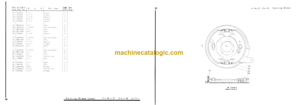 Hitachi WS100 HI-LOADER Parts Catalog