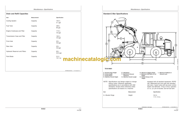 John Deere 444K Loader Operators Manual (OMT227993)