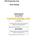 Timberjack 404 GP Skidder Parts Catalog