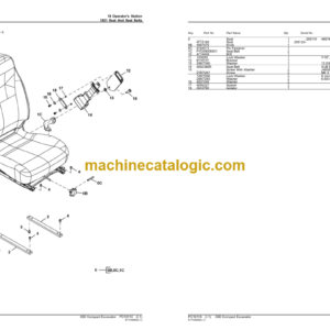 John Deere 35D Compact Excavator Parts Catalog (PC10116)