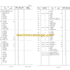 Furukawa FL180-1 Wheel Loader Parts Catalog