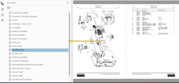 Sandvik LH517 Mining Loader Service and Parts Manual (L117D296)