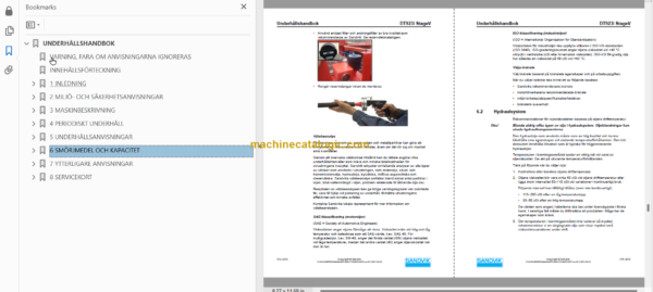 Sandvik DT923i Tunnelling Drill Operator's and Maintenance Manual (SN 121D69906-1 Swedish)