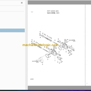 Hitachi EX25 Excavator Parts Catalog & Equipment Components Parts Catalog