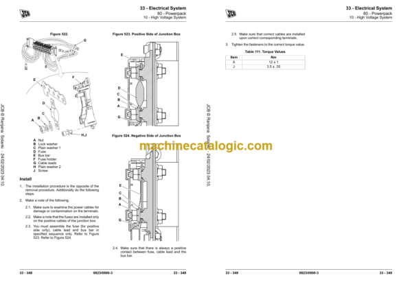 JCB 19C-1e Compact Excavator Service Manual