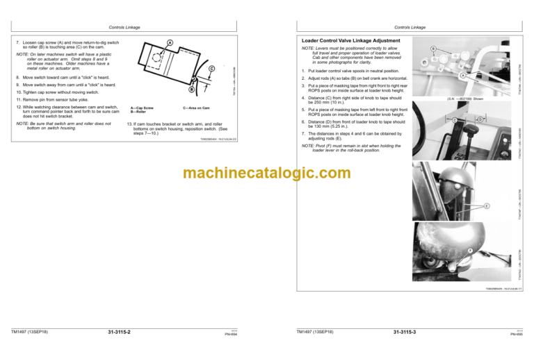 John Deere 300D 310D and 315D Backhoe Loader Repair Technical Manual (TM1497)