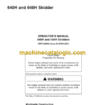 Timberjack 640H and 648H Skidder Operators Manual
