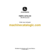 John Deere 35C ZTS Excavator Parts Catalog (PC9221)
