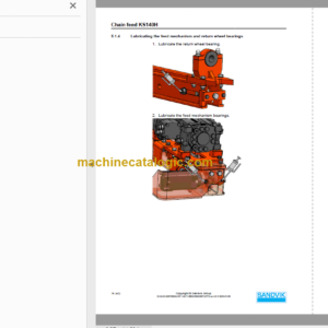 Sandvik DS512i Drill Rig Service and Parts Diagrams (123B76931-1)