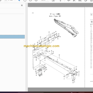 Hitachi JD790E-3 Excavator Parts Catalog & Equipment Components Parts Catalog