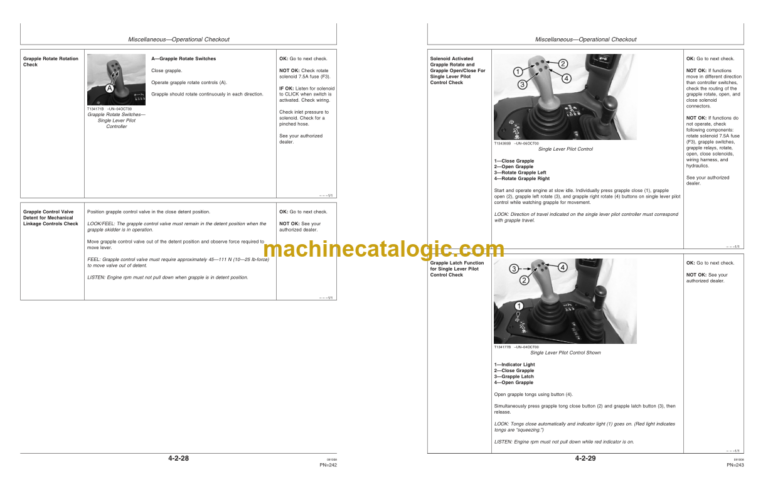 Timberjack 640H and 648H Skidder Operators Manual