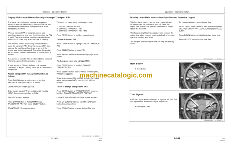 John Deere 644K Loader Operators Manual (OMT227998)