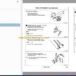 Hitachi EX400-3 EX400-3C Hydraulic Excavator Technical and Workshop Manual