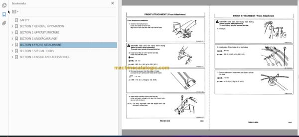 Hitachi EX400-3 EX400-3C Hydraulic Excavator Technical and Workshop Manual