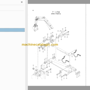 Hitachi EX25-2 Excavator Parts Catalog & Equipment Components Parts Catalog