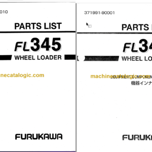 Furukawa FL345 Parts Catalog & Equipment Components Parts Catalog