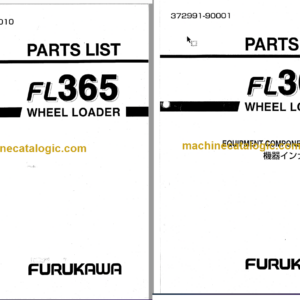 Furukawa FL365 Parts Catalog & Equipment Components Parts Catalog