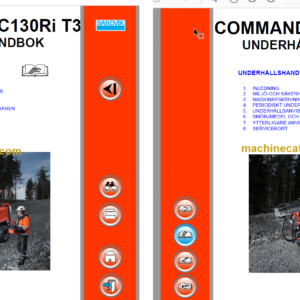 Sandvik Commando DC130Ri Drill Rig Operator's and Maintenance Manual (TIER3 50040 Swedish)