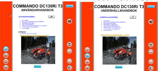 Sandvik Commando DC130Ri Drill Rig Operator's and Maintenance Manual (TIER3 50040 Swedish)