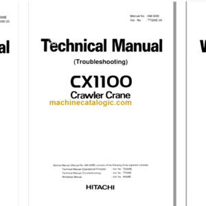 Hitachi CX1100 Crawler Crane Technical and Workshop Manual