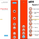 Sandvik LH514 Mining Loader Service and Parts Manual (L814D988)