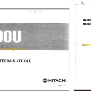 Hitachi MA100U Soft Terrain Machine Parts Catalog & Equipment Components Parts Catalog