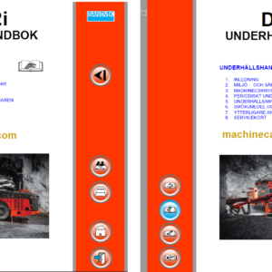 Sandvik DT922i Tunnelling Drill Operator's and Maintenance Manual (119D61465-1 Swedish)