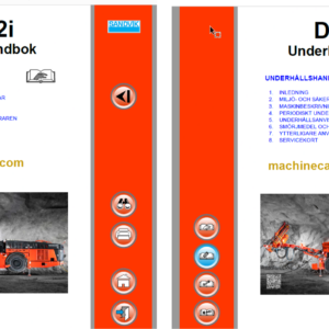 Sandvik DS512i Drill Rig Operator's and Maintenance Manual (122B78759-1 Swedish)