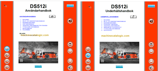 Sandvik DS512i Drill Rig Operator's and Maintenance Manual (122B78759-1 Swedish)