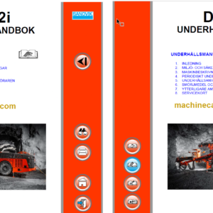 Sandvik DT922i Tunnelling Drill Operator's and Maintenance Manual (SN 120D65039-1 Swedish)