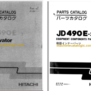 Hitachi JD490E-3 Excavator Parts Catalog & Equipment Components Parts Catalog