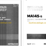 Hitachi MA145-5 Amphibious Soft Terrain Vehicle Parts Catalog & Equipment Components Parts Catalog