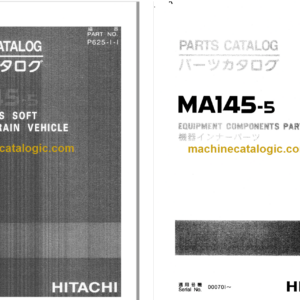 Hitachi MA145-5 Amphibious Soft Terrain Vehicle Parts Catalog & Equipment Components Parts Catalog