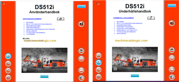 Sandvik DS512i Drill Rig Operator's and Maintenance Manual (123B76931-1 Swedish)