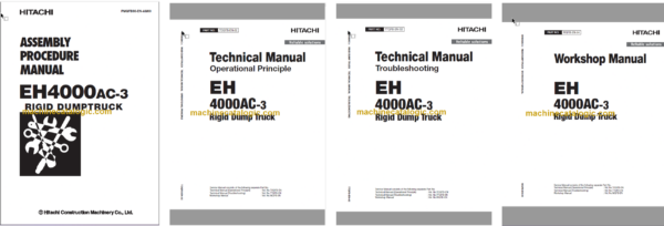 Hitachi EH4000AC-3 Technical and Assembly Procedure and Workshop Manual