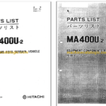 Hitachi MA400U-2 Amphibious Soft Terrain Vehicle Parts Catalog & Equipment Components Parts Catalog