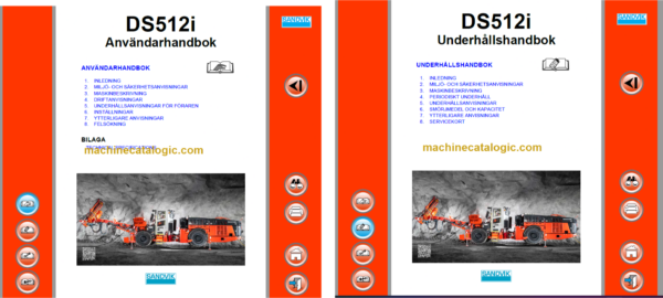 Sandvik DS512i Drill Rig Operator's and Maintenance Manual (123B83597-1 Swedish)