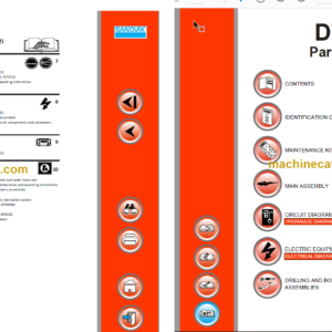 Sandvik DT922i Tunnelling Drill Service and Parts Manual (118D53738-1)