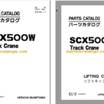 Hitachi SCX500W Track Crane Parts Catalog & Equipment Components Parts Catalog