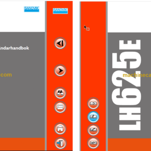 Sandvik LH625E Mining Loader Operator's and Maintenance Manual (L825E021 Swedish)
