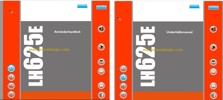 Sandvik LH625E Mining Loader Operator's and Maintenance Manual (L825E021 Swedish)