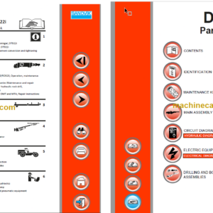 Sandvik DT922i Tunnelling Drill Service and Parts Manual (SN 120D65039-1)