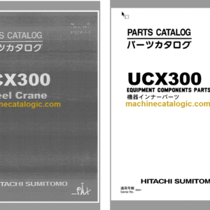 Hitachi UCX300 Wheel Crane Parts Catalog & Equipment Components Parts Catalog